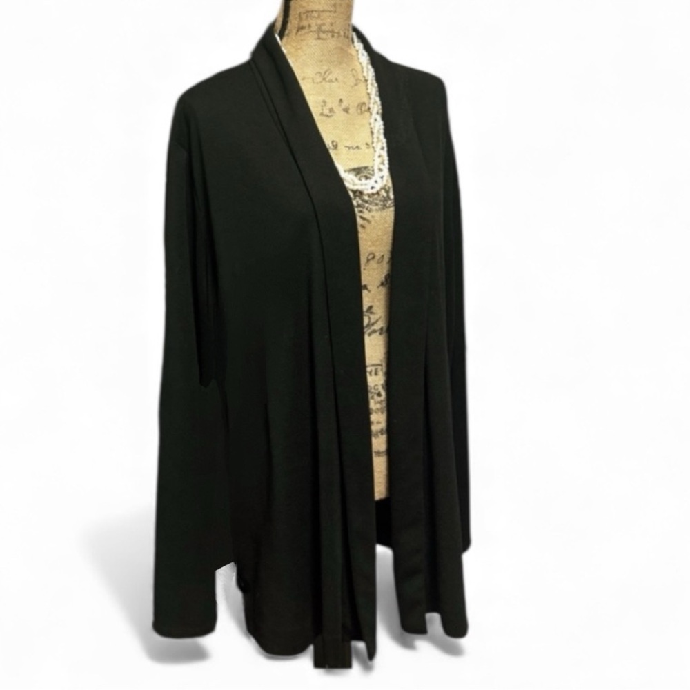 Dana Buchman Travel Anywhere Stylish Black Cardigan Women’s Size XXL GUC